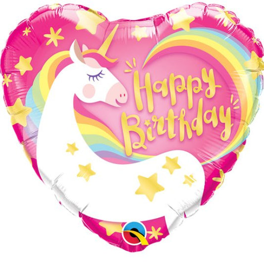 Magical Unicorn Happy Birthday Balloon Bundle