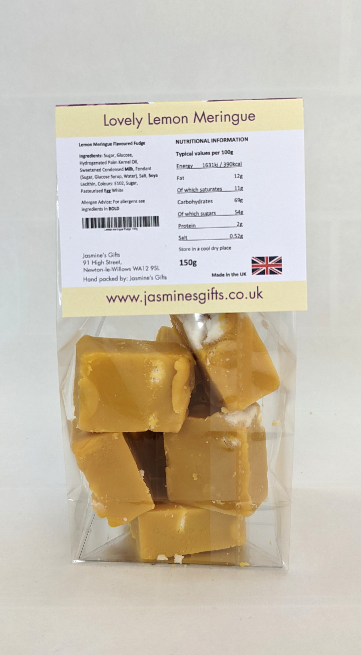 Lovely Lemon Meringue Fudge
