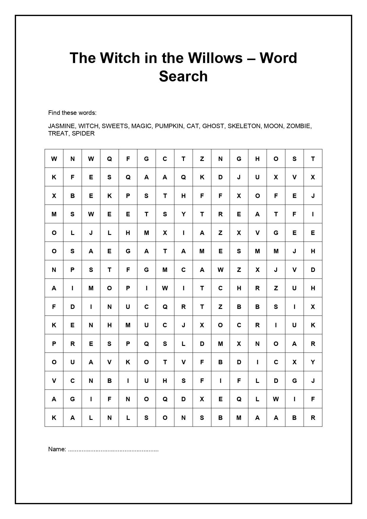 The Witch in the Willows