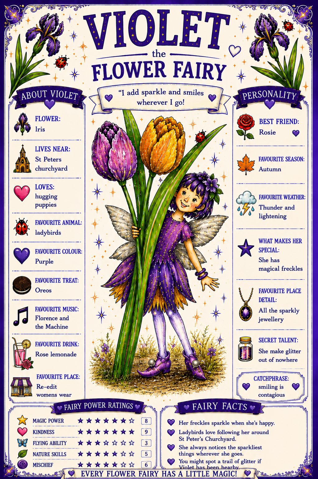 Flower Fairy Trading Cards